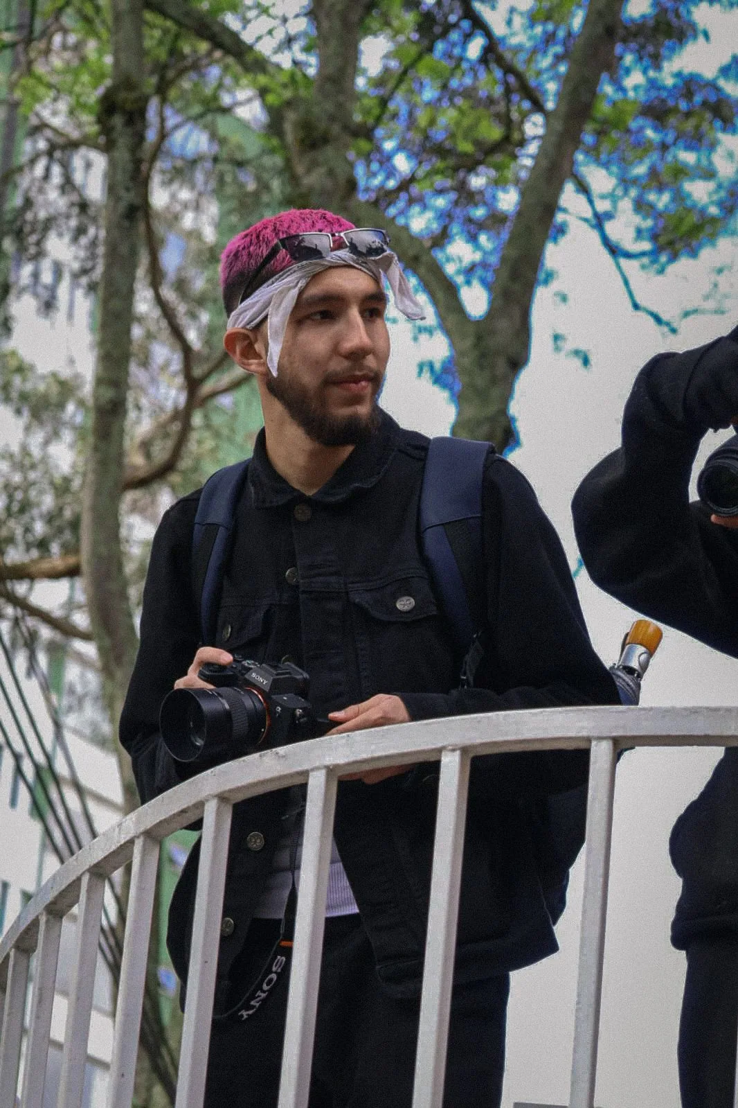 Felipe Cardona con su cámara